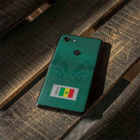 Senegal Soccer Flag Google Pixel 3 XL Skin